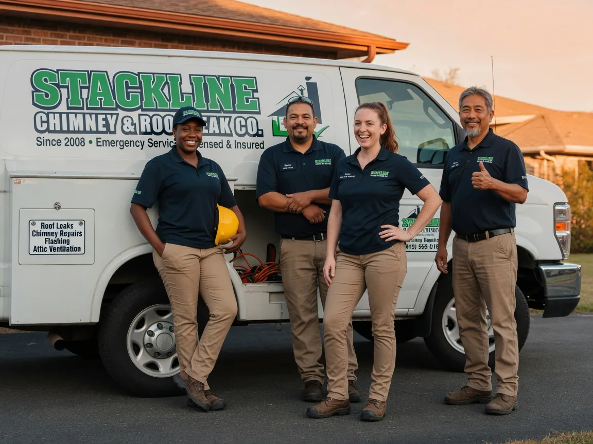 Chimney flashing repair company in Iola, KS